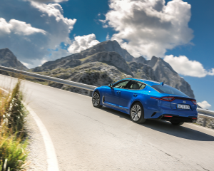 Kia Stinger blue dynamic  (23)